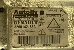 B2100F01652 блок управления AirBag (SRS) Renault Laguna II 2004