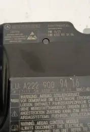 A2229009416 AirBag (SRS) control unit Mercedes-Benz S C217 2018