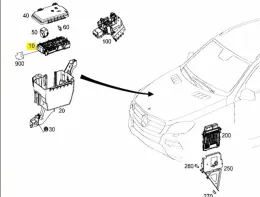 Блок реле та запобіжників Мерседес А1669063801