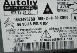 48819 блок управління AirBag (SRS) Citroen C4 I 2004