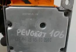 9646757280 блок управління AirBag (SRS) Peugeot 106 2001