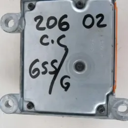 600237200 блок управління AirBag (SRS) Peugeot 206 2000
