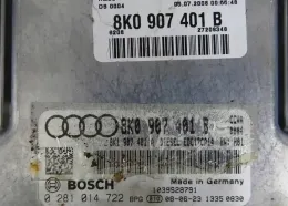 Блок управления двигателем 0281014722 audi a5 8t 8k0907401b