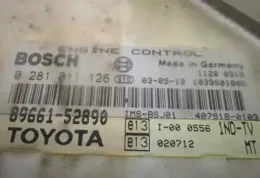 0285011126 блок управління ECU Toyota Yaris 2002