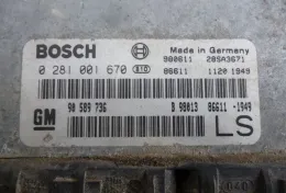 90589736 блок управління ECU Opel Astra G 2001