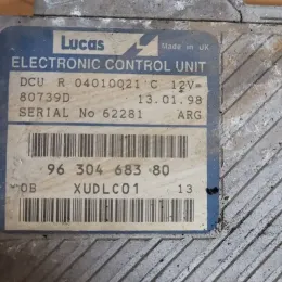 80739D блок управління ECU Peugeot 806 2000