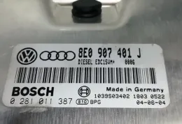 1039S03402 блок управления ecu Audi A4 S4 B6 8E 8H 2000