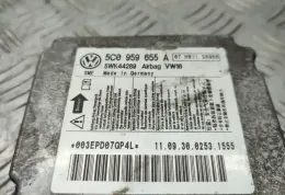 5C0959655A блок управления AirBag (SRS) Volkswagen Golf VI 2011