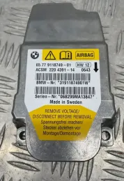 22043911 блок управления AirBag (SRS) BMW 5 E60 E61 2008