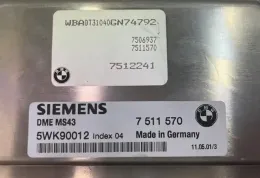 7512241 блок управління двигуном BMW 5 E39 2002 - фото