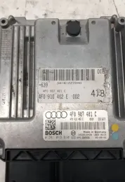 Блок управления ECU 4F0910402E audi a6 c6 ecu 3.0 tdi 4f0 0281013610