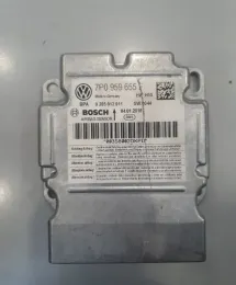 7P0959655F блок управління AirBag (SRS) Volkswagen Touareg II 2011 - фото