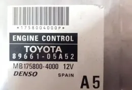 MB175800-4000 блок управління ECU Toyota Avensis T250 2007