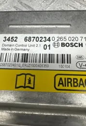 0265020718 блок управления AirBag (SRS) BMW X5 F15 2016