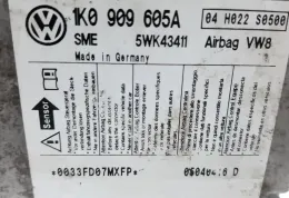 135764 блок управления AirBag (SRS) Volkswagen Golf V 2004