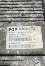 7160004905 блок управления ECU Opel Corsa C 2004