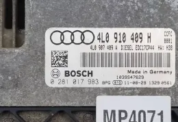 4L0907409A блок управління двигуном Audi Q7 4L 2010