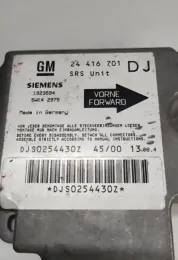 DJS0254430Z блок управления AirBag (SRS) Opel Vectra B