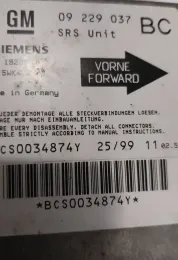 192359A блок управління AirBag (SRS) Opel Astra G 1999