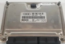 Блок управления двигателем 0281010224 audi a6 c5 038906019bs immo off