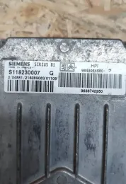 S118230007 блок управления ECU Citroen C5 2001