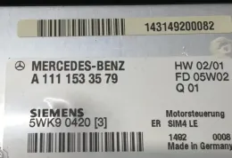 A1111533579 блок управління блоком управління Mercedes-Benz C W203 2001 р.в.