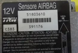 391176 блок управления AirBag (SRS) Fiat Panda II 2006