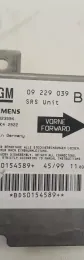 BDS0154589 блок управління AirBag (SRS) Opel Vectra B 2001