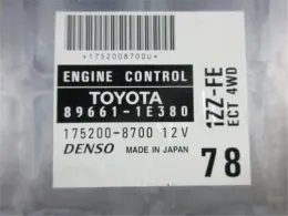 896611E380 блок управления двигателем Toyota Will, vs
