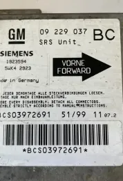 BCS03972691 блок управління AirBag (SRS) Opel Astra G 2002
