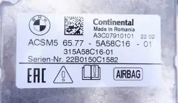 22B0150C1582 блок управления AirBag (SRS) BMW 3 G20 G21 2020