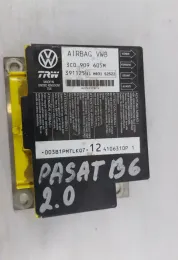 3C0908605M блок управління AirBag (SRS) Volkswagen PASSAT B6 2007