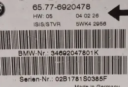 34692047801K блок управления AirBag (SRS) BMW 7 E65 E66 2005