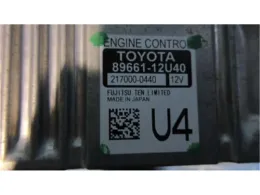 8966112U40 блок управления двигателем Toyota Corolla, fielder