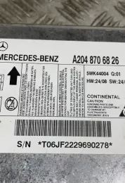 T0TJ2229690278 блок управління AirBag (SRS) Mercedes-Benz C W204 2010