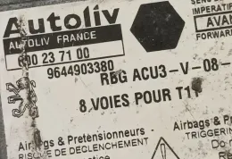 690237100 блок управления AirBag (SRS) Peugeot 206 2001