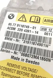 6577911874301 блок управления AirBag (SRS) BMW 5 E60 E61 2007