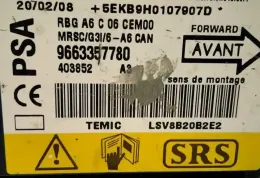 48804 блок управління AirBag (SRS) Citroen C2 2003