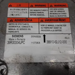 39R00004UPC блок управления AirBag (SRS) Suzuki Swift 2007