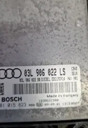 Блок управления 03L906022BQ audi a3 2.0 tdi 0281014707