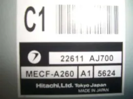 22611AJ700 блок керування двигуном до Subaru Impreza