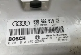 Блок управления 0281010405 audi a6 1.9 tdi 038906019e