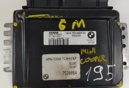 7520064 блок управління ECU MINI Cooper One - Cooper Coupe R56 2005 - фото