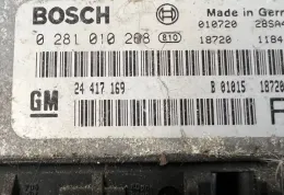 0281102 блок управління ECU Opel Zafira A 2001