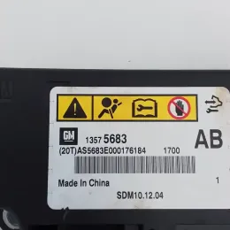 AS5683E000176184 блок управления AirBag (SRS) Opel Astra J 2010