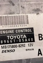 8966105A40 блок управления ECU Toyota Corolla Verso AR10 2008