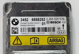 6868252 блок управления AirBag (SRS) BMW 7 F01 F02 F03 F04 2014