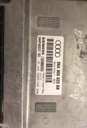 Блок управления двигателем 06A906033BB audi vw