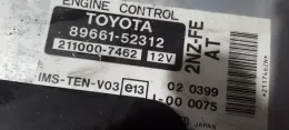 89661-52312 блок управління ECU Toyota Yaris Verso 2001