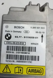 911905801 блок управления AirBag (SRS) BMW 1 E81 E87 2005